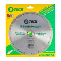 Diamond Blade Segmented Std. 230x22,23mm Concrete/cement/clay Brick (image for) Diamond Blade Segmented Std. 230x22,23mm Concrete/cement/clay Brick