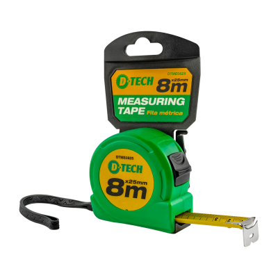 (image for) D-Tech Measuring Tape 8m x 25mm with Belt Clip