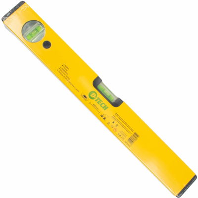 (image for) D-Tech Box Spirit Level 400mm Aluminium 2 Vial 0.5mm/m Accuracy
