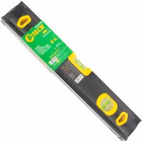 (image for) Spirit Level Beam 400mm X 1.6mm 3 X Vial 0.5mm Accur. Alum.