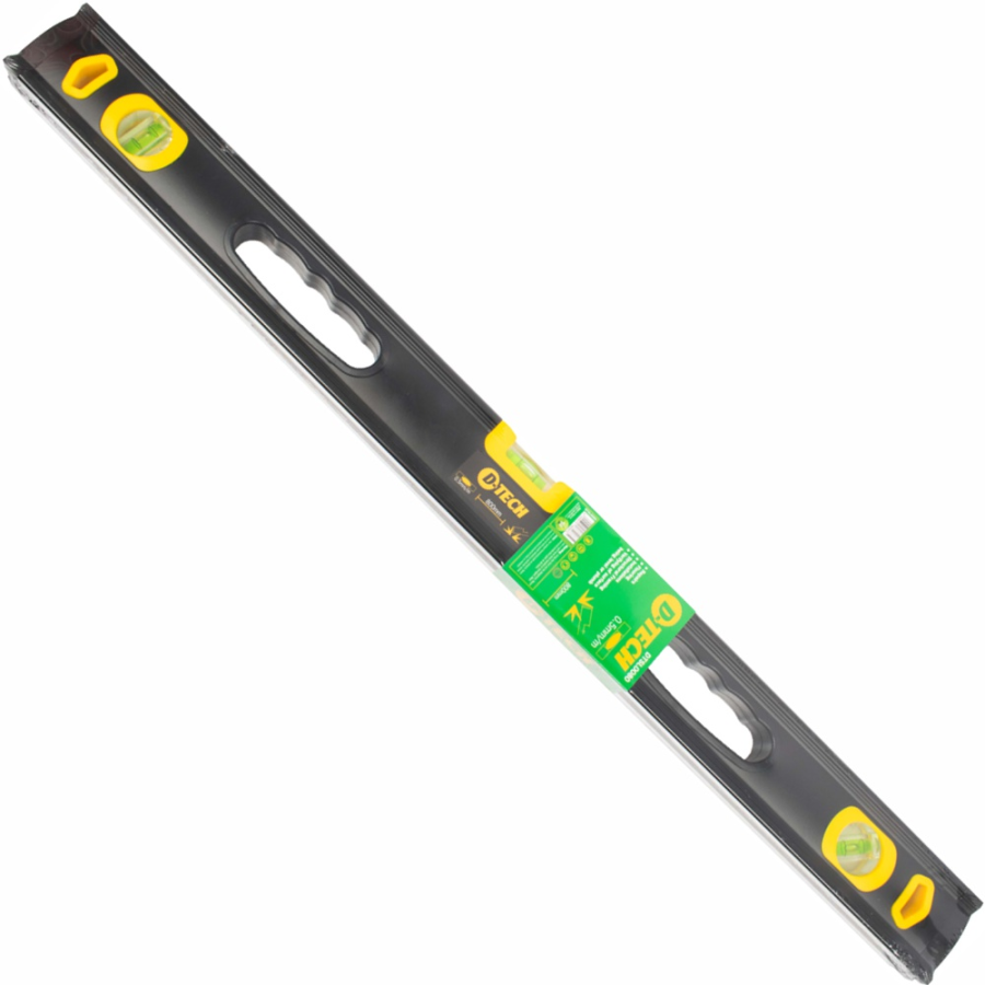 (image for) Spirit Level Beam 800mm X 1.6mm 3 X Vial 0.5mm Accur. Alum.