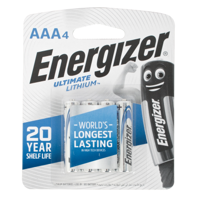(image for) Ultimate Lithium Battery Aaa-4pack (mo 6) Energizer