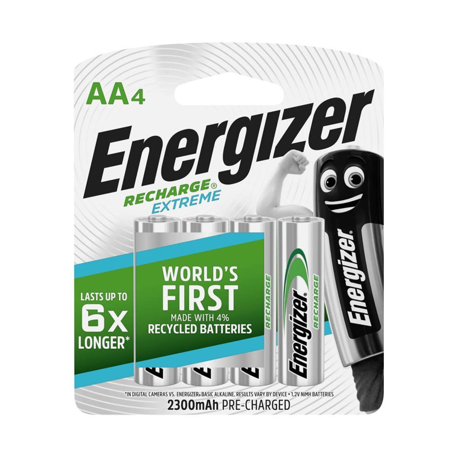 (image for) Recharge Battery 2300mah Ext Aa-4pack (mo 6) Energizer