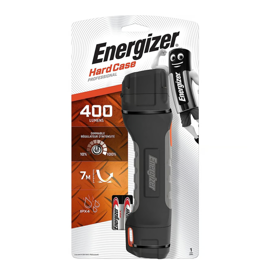 (image for) Hardcase Flashlight 4aa 400lumens Energizer Torch