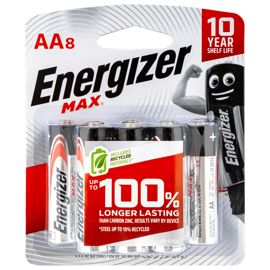 (image for) Max Aa Battery-8pack (moq12 ) Energizer