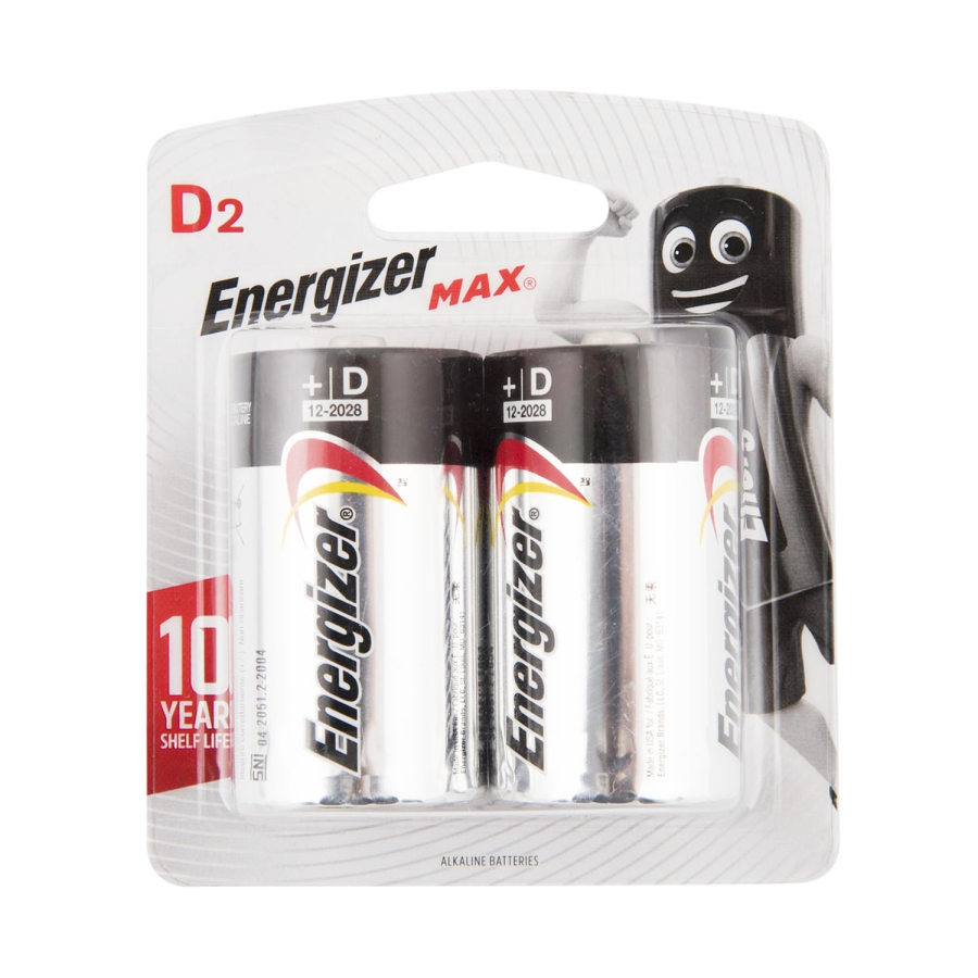 (image for) Max D Battery-2pack (moq6) Energizer
