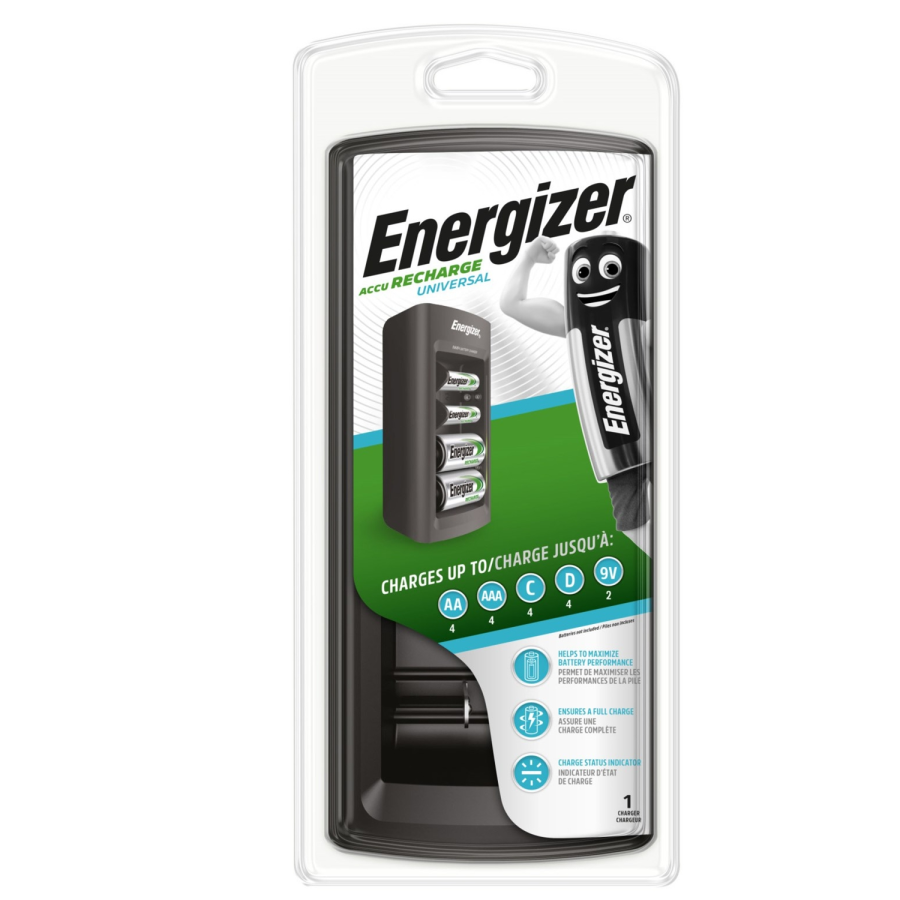 (image for) Universal Charger For Aa/aaa/c/d Ad 9v R Energizer