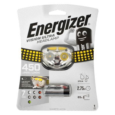 (image for) Headlight 450lumens Vision Ultra Gray Energizer