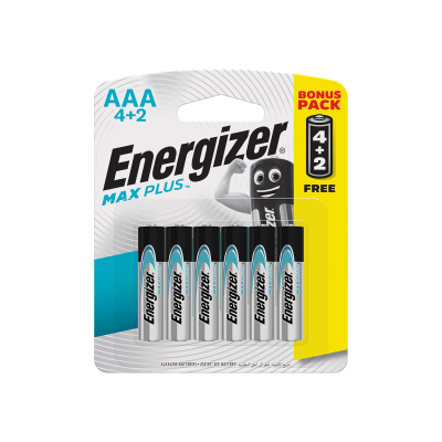 (image for) Maxplus Aaa Battery-6pack 4+2 Free (moq12) Energizer