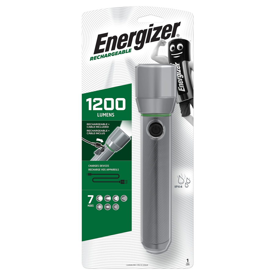 (image for) Usb Rech Vision Hd 1200lumens Flashlight Energizer Torch