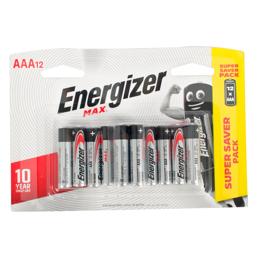 (image for) Max Aaa Battery-12pack (moq 12) Energizer
