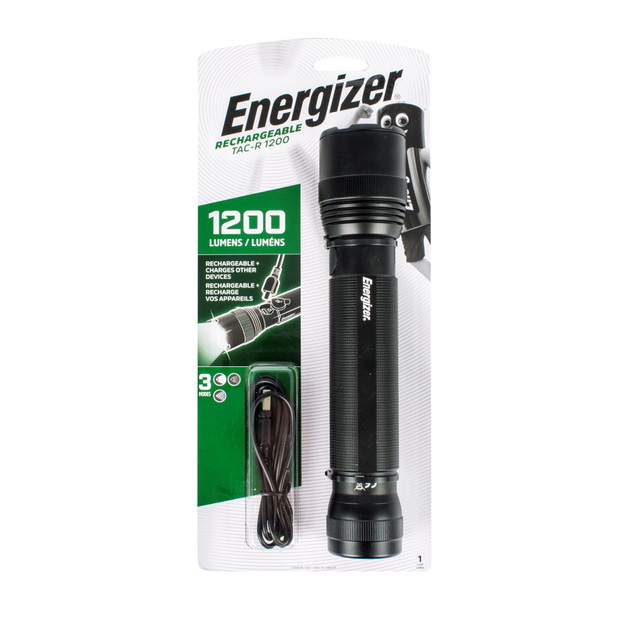 (image for) Tactical Rechargeable 1200lumens Torch Energizer Flashlight