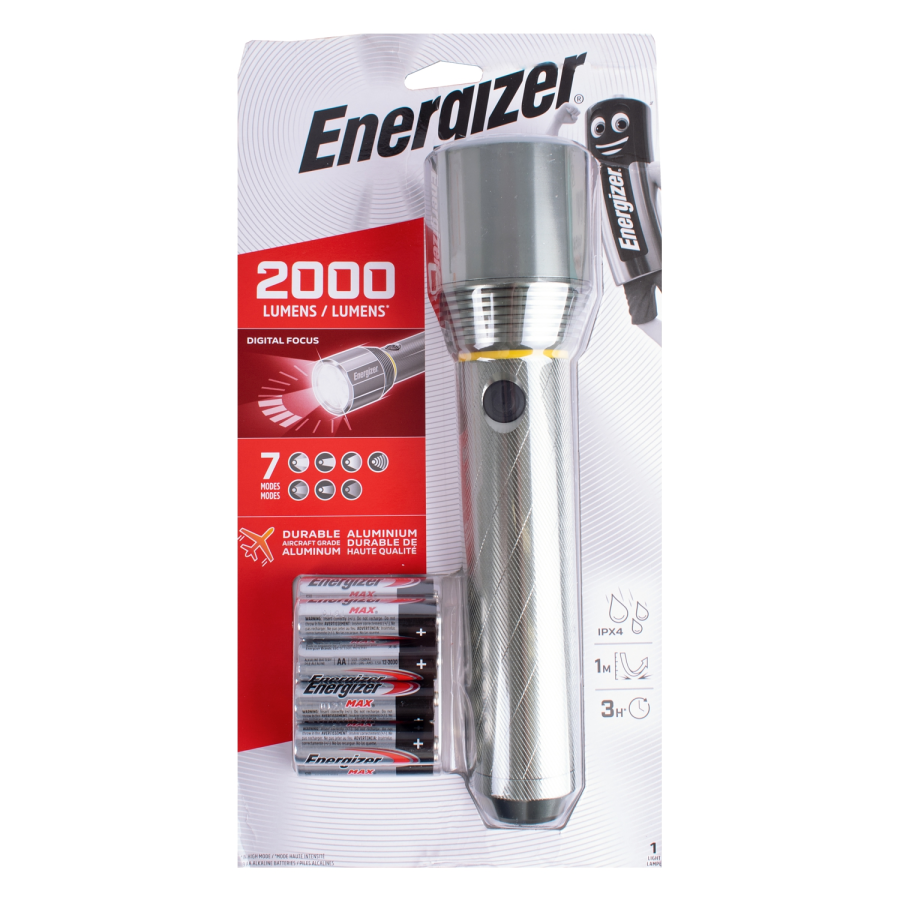 (image for) Vision Hd Metal 9aa 2000lumens Flashlight Energizer Torch