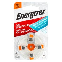 (image for) Hearing Aid Battery 13 Orange-4pack Zinc Air Energizer
