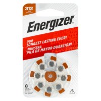 (image for) Energizer Hearing Aid Battery 312 | 8-Pack Zinc Air Energizer