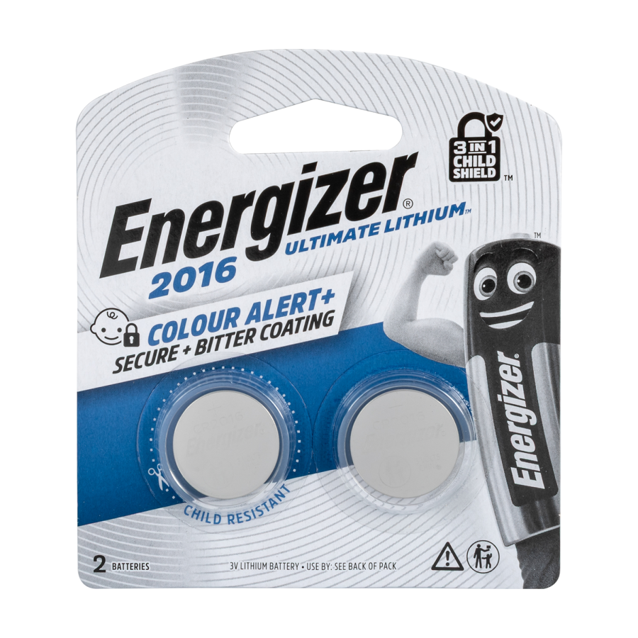 (image for) Cr2016 3v Bp2 Battery Ult Lithium Coin 3 In 1 Energizer