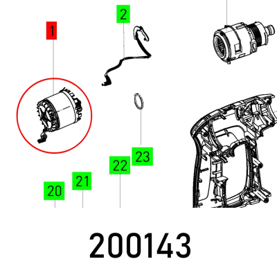 (image for) Motor C 18 Li Ecm