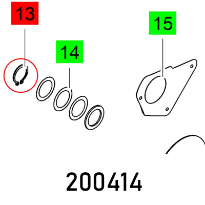 (image for) Circlip Din 471-24x1.2