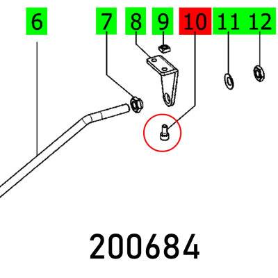 (image for) Ch. Head Screw Din 912-m6x12-10.9