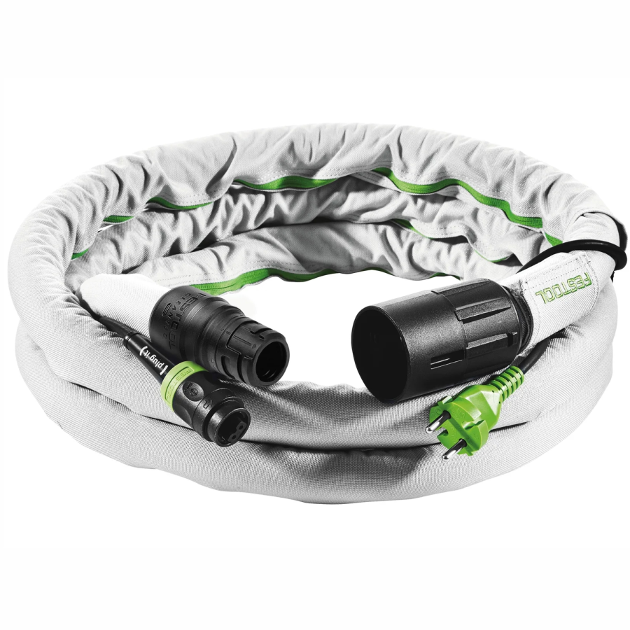 (image for) Festool D 27/22x5m-AS-GQ/CT Suction Hose In Protective Sleeve With Power Cable