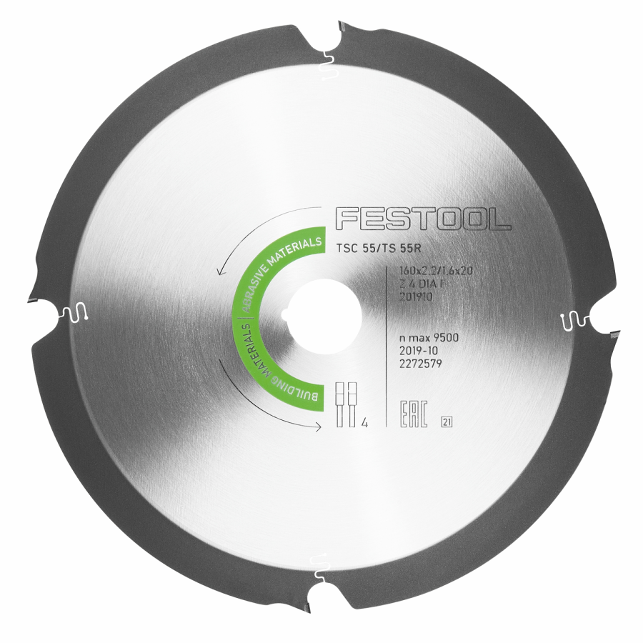 (image for) Festool DIA 160x2,2x20 F4 Diamond Circular Saw Blade 160mm x 20mm 4T