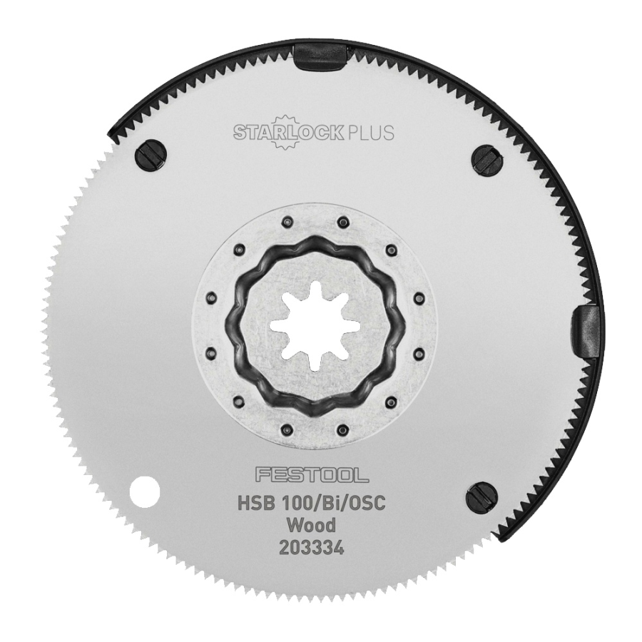 (image for) Festool HSB 100/Bi/OSC 100mm Bimetal Wood Saw Blade