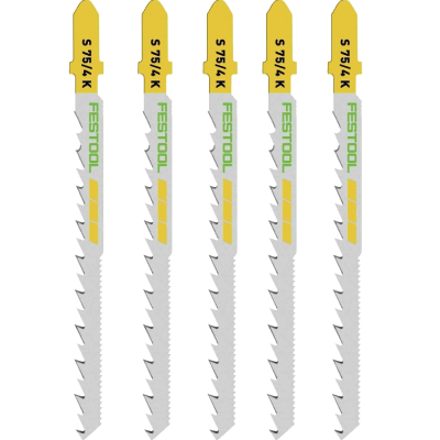 (image for) Jigsaw Blade Wood Curves S 75-4 K-5 (5 P
