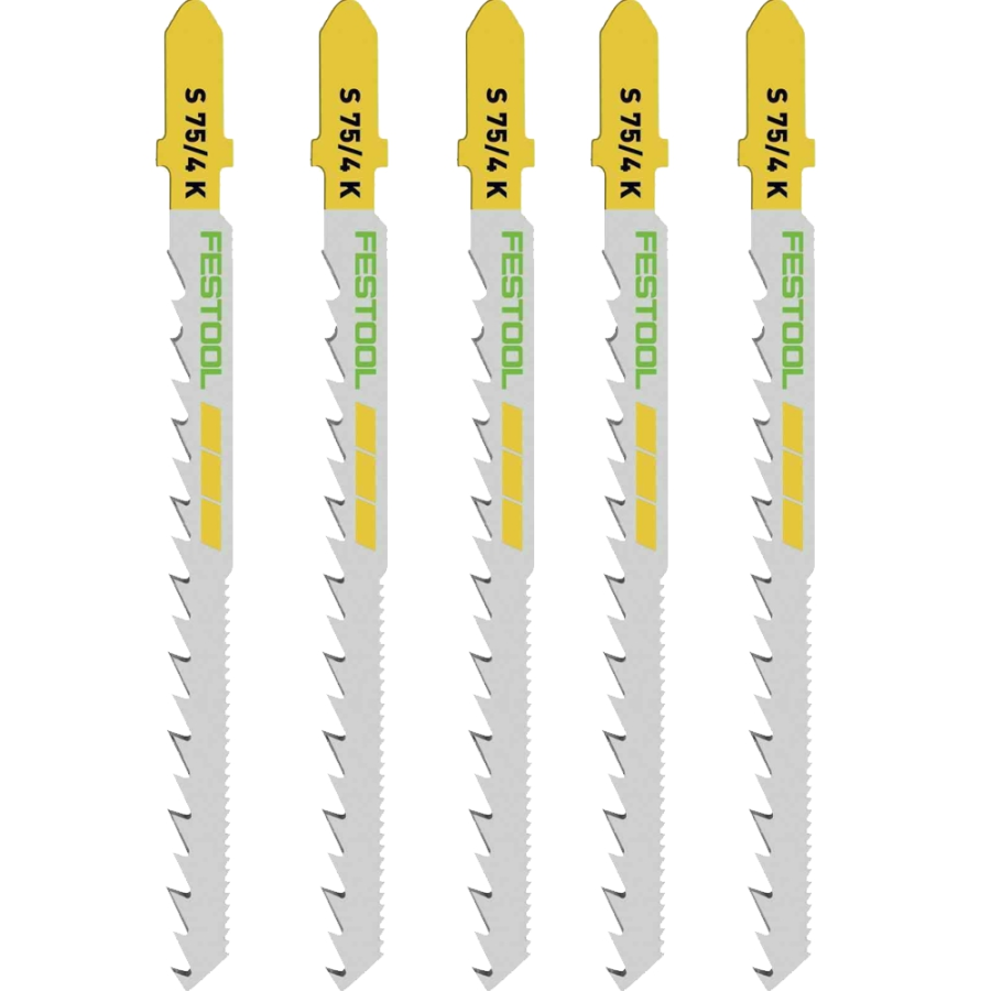(image for) Jigsaw Blade Wood Curves S 75-4 K-5 (5 P