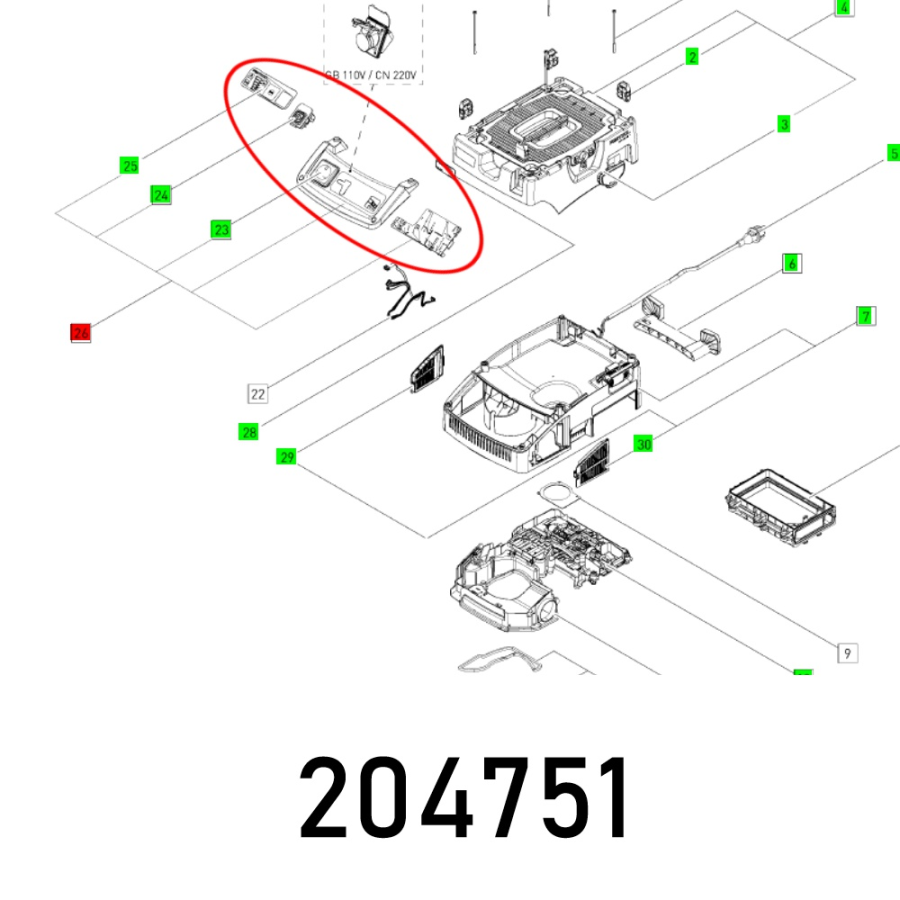 (image for) Restrictor Ctl Eu 230v Et-bg