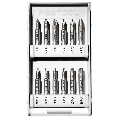(image for) Festool DB CE 50/12-Set 1 CENTROTEC 50mm Screwdriver Bit Set 12 Piece