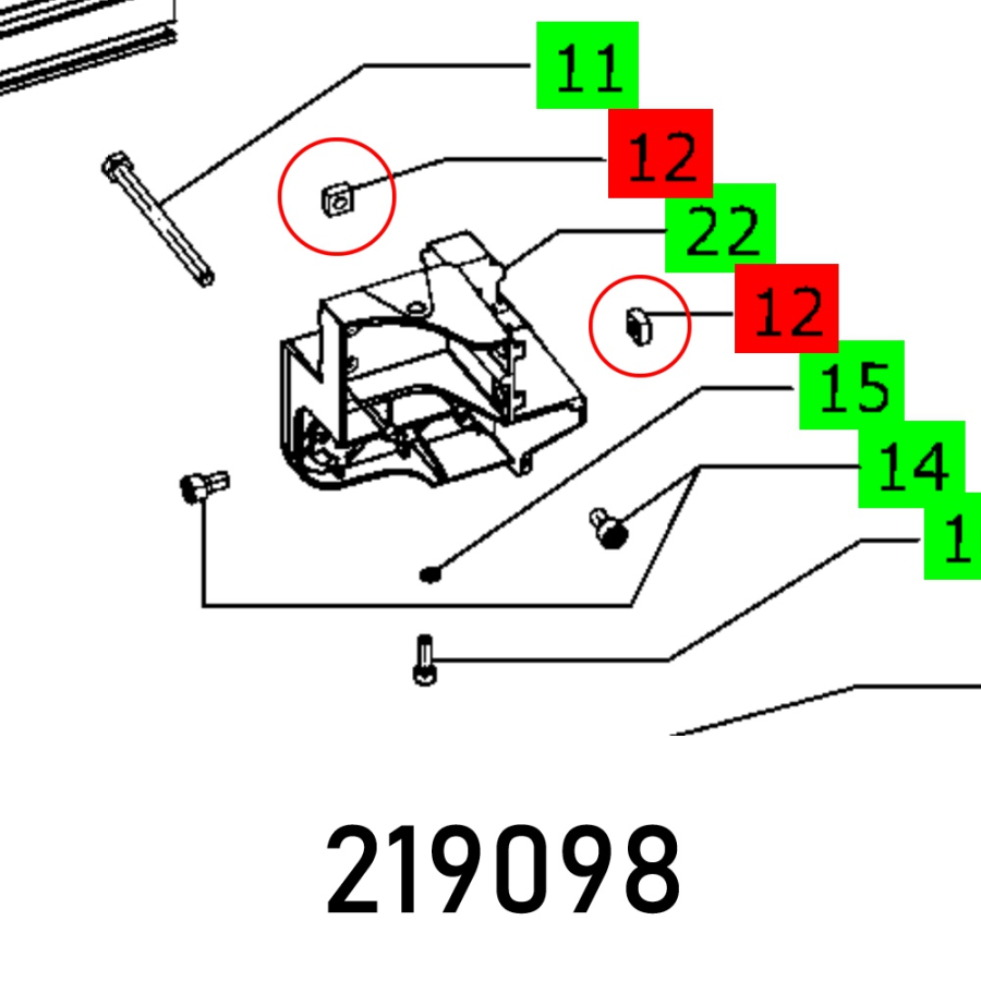 (image for) Square Nut Din 557-m8-05