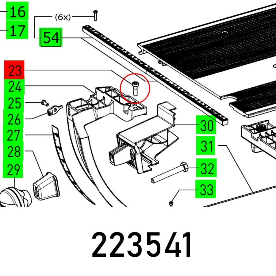 (image for) Ch. Head Screw Din 6912-m6x18-8.8