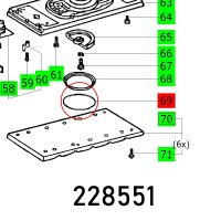(image for) O-ring 74x2-nbr-70shore