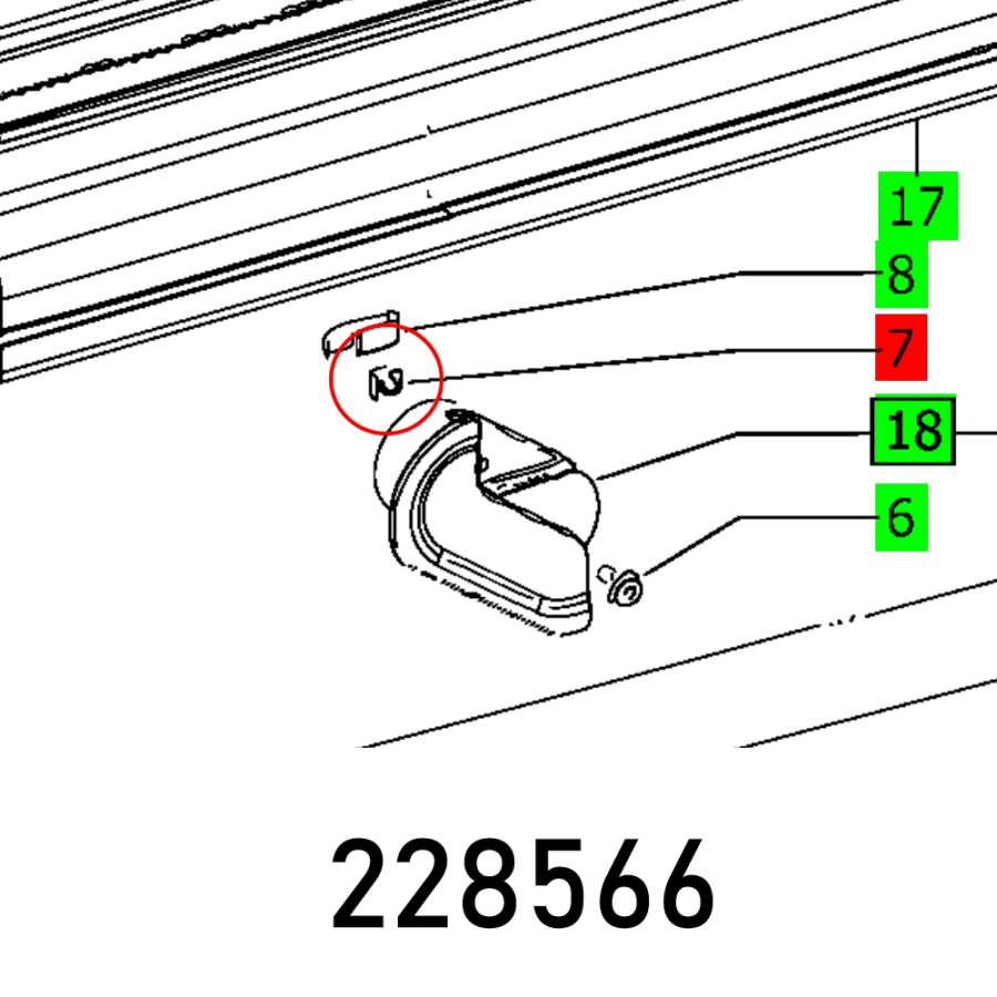 (image for) Square Nut Din 557-m6-05