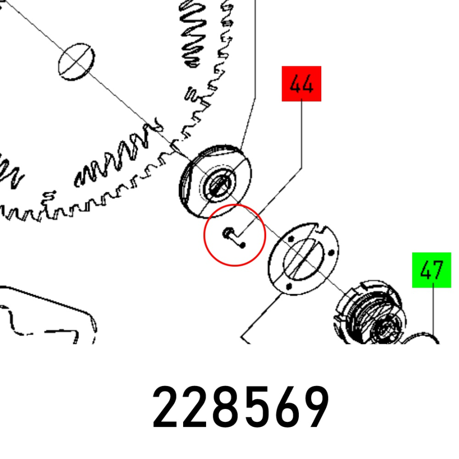 (image for) Oval Head Screw M4x20-taptite-t15
