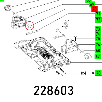 (image for) Cup Square Bolt Din 603-m6x25-4.6