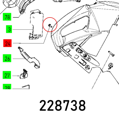 (image for) Oval Head Screw M4x10-taptite-kt15