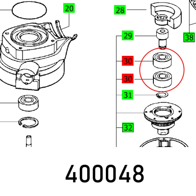 (image for) Ball Bearing 6001 Rs-z Din 625 C3