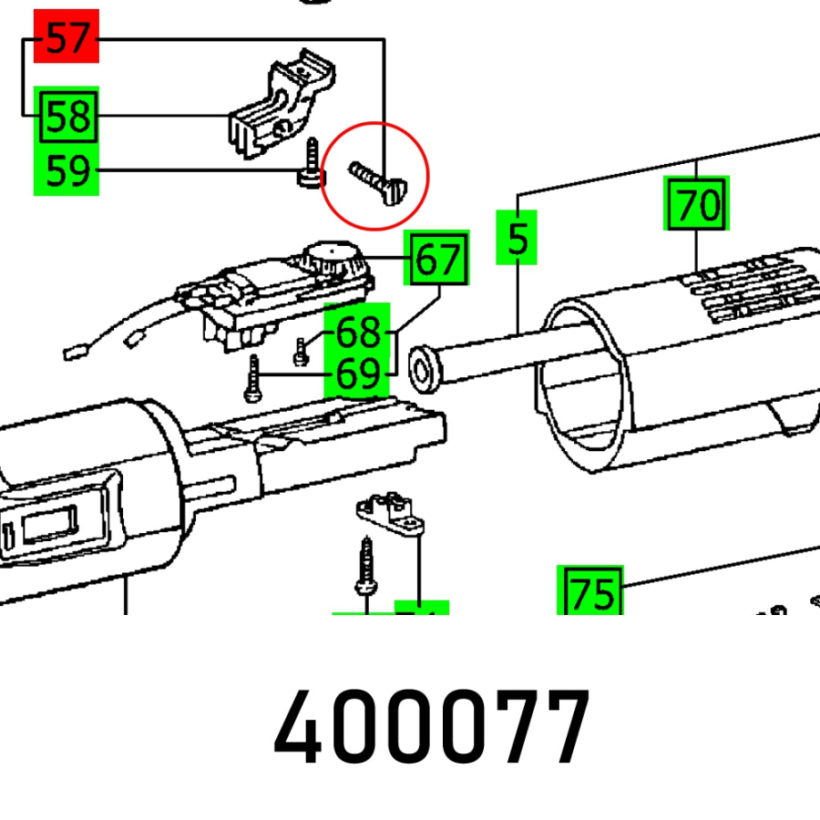 (image for) C-h Count. Scre Din 964-m3x8-8.8-tuf