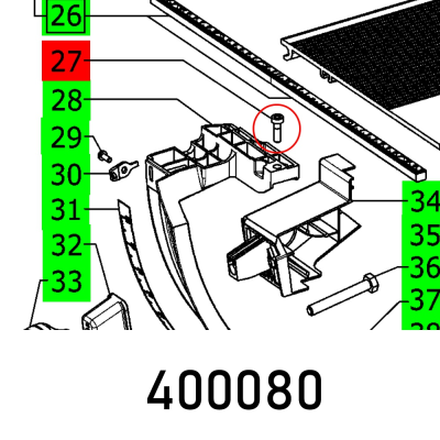 (image for) Ch. Head Screw Din 6912-m6x40-8.8