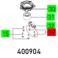(image for) Oval Head Screw M4x18-taptite-t20