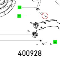 (image for) Oval Head Screw M4x25-taptite-t15