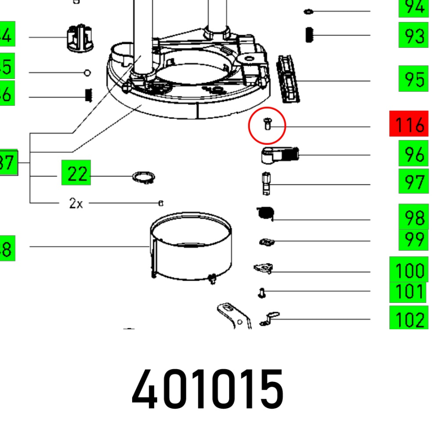 (image for) C-h Count. Scre Din 966-m5x10-4.8