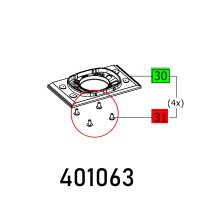 (image for) C-h Screw M4x8 10.9 Verz. Pr30