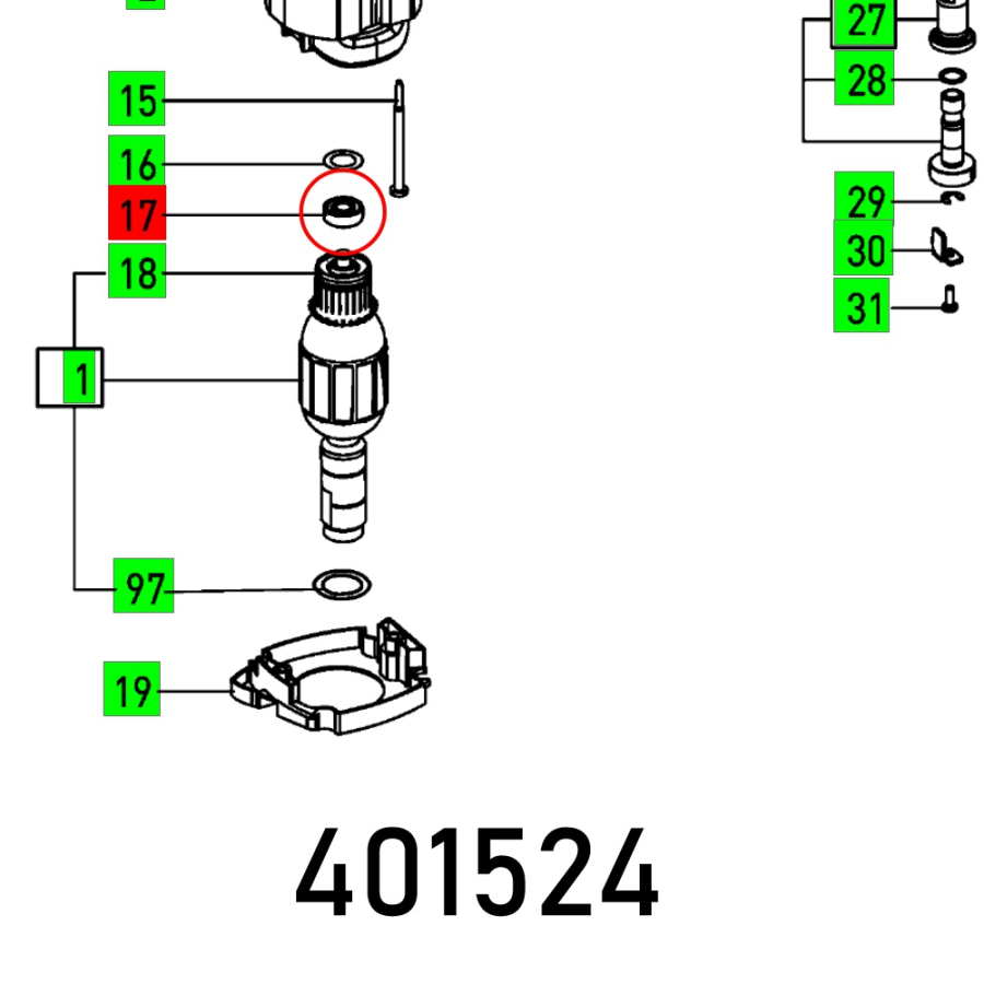 (image for) Roller Bearing 608 Rs Din 625
