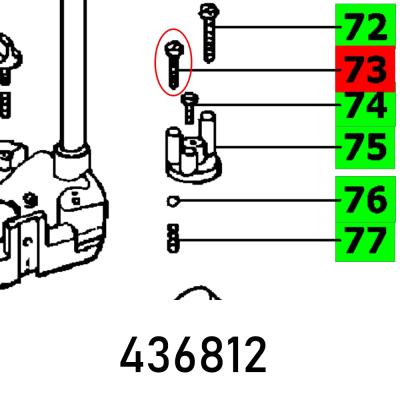 (image for) Flat Head Screw Din 85-m5x25-4.8-long