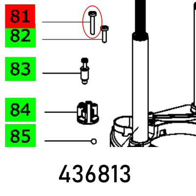 (image for) Flat Head Screw Din 85-m5x30-4.8-long