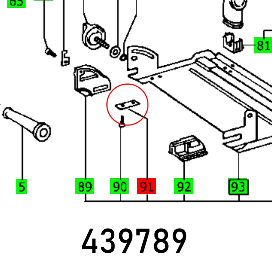 (image for) Threaded Plate Ap 55 E