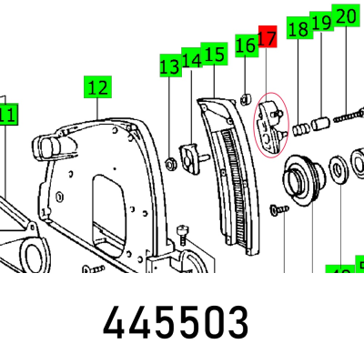 (image for) Plastic Knob Atf 55 E