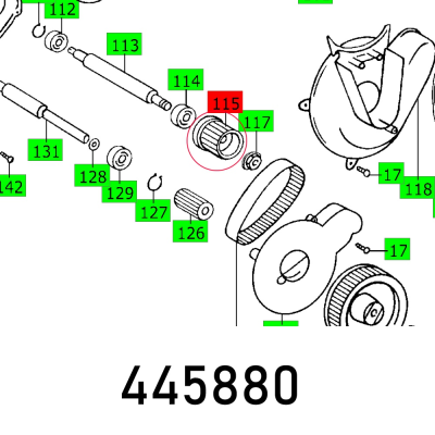 (image for) Gear Wheel 4 Cs 70 Eb Z=28